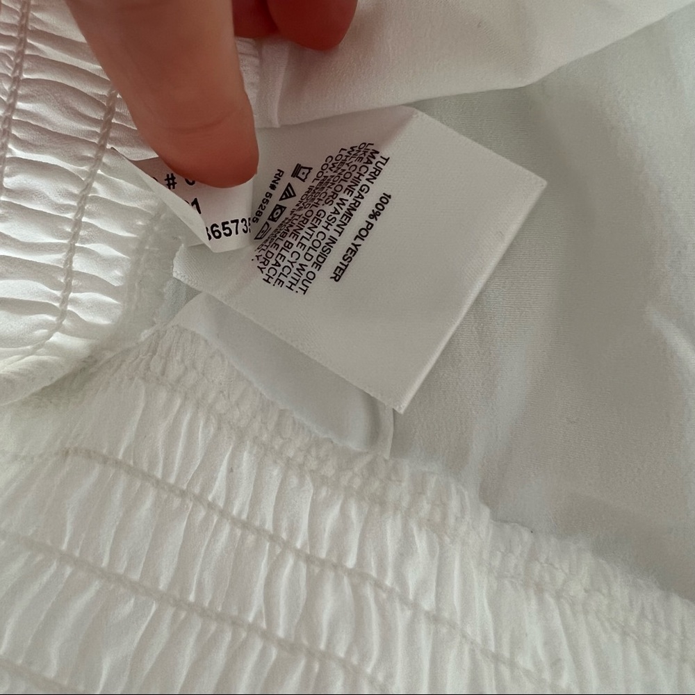 Express V Neck Ruffle Blouse - Picture 7 of 7